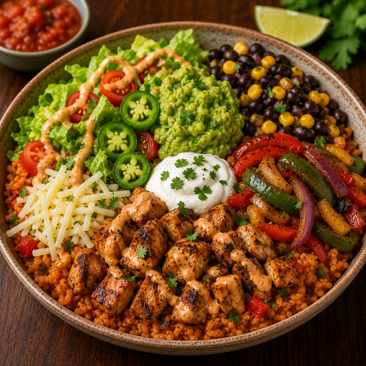 Mexican Rice Bowl Non Veg