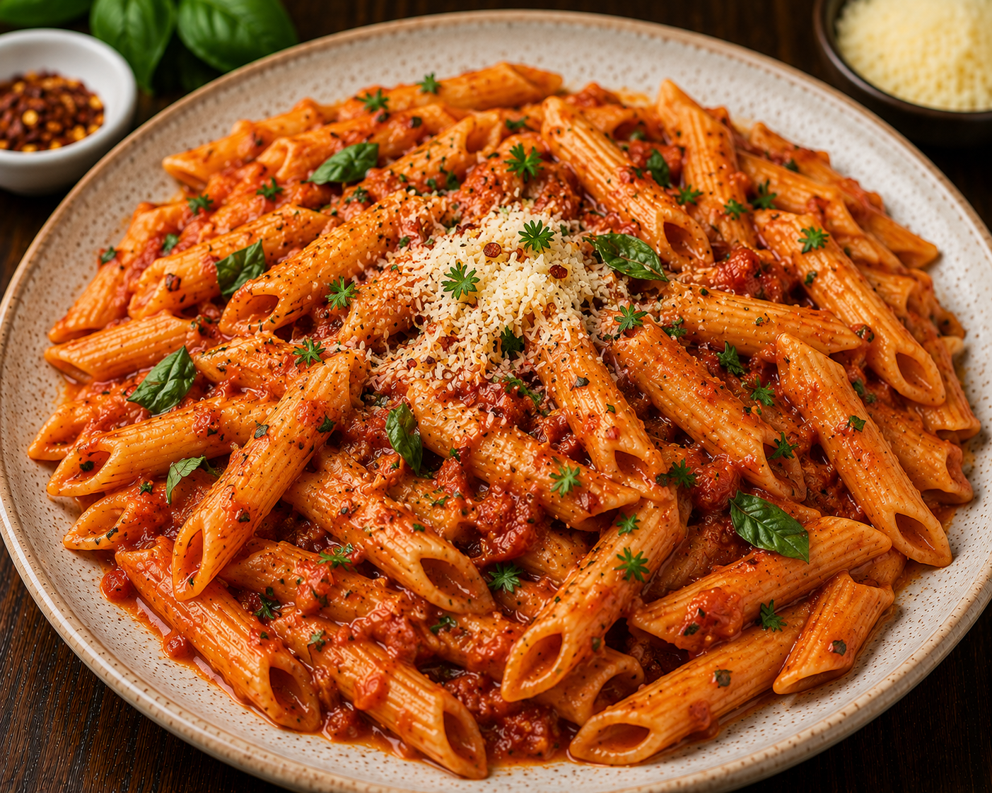 Red Sauce Penne Pasta