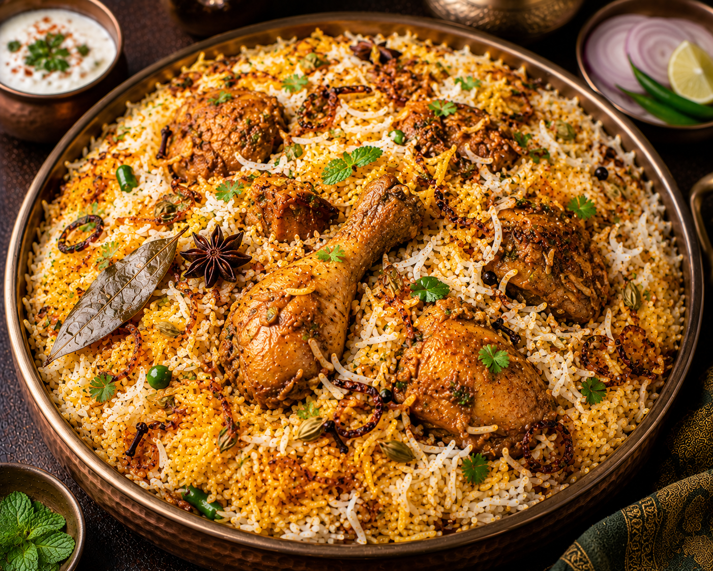 Hyderabadi Chicken Biryani